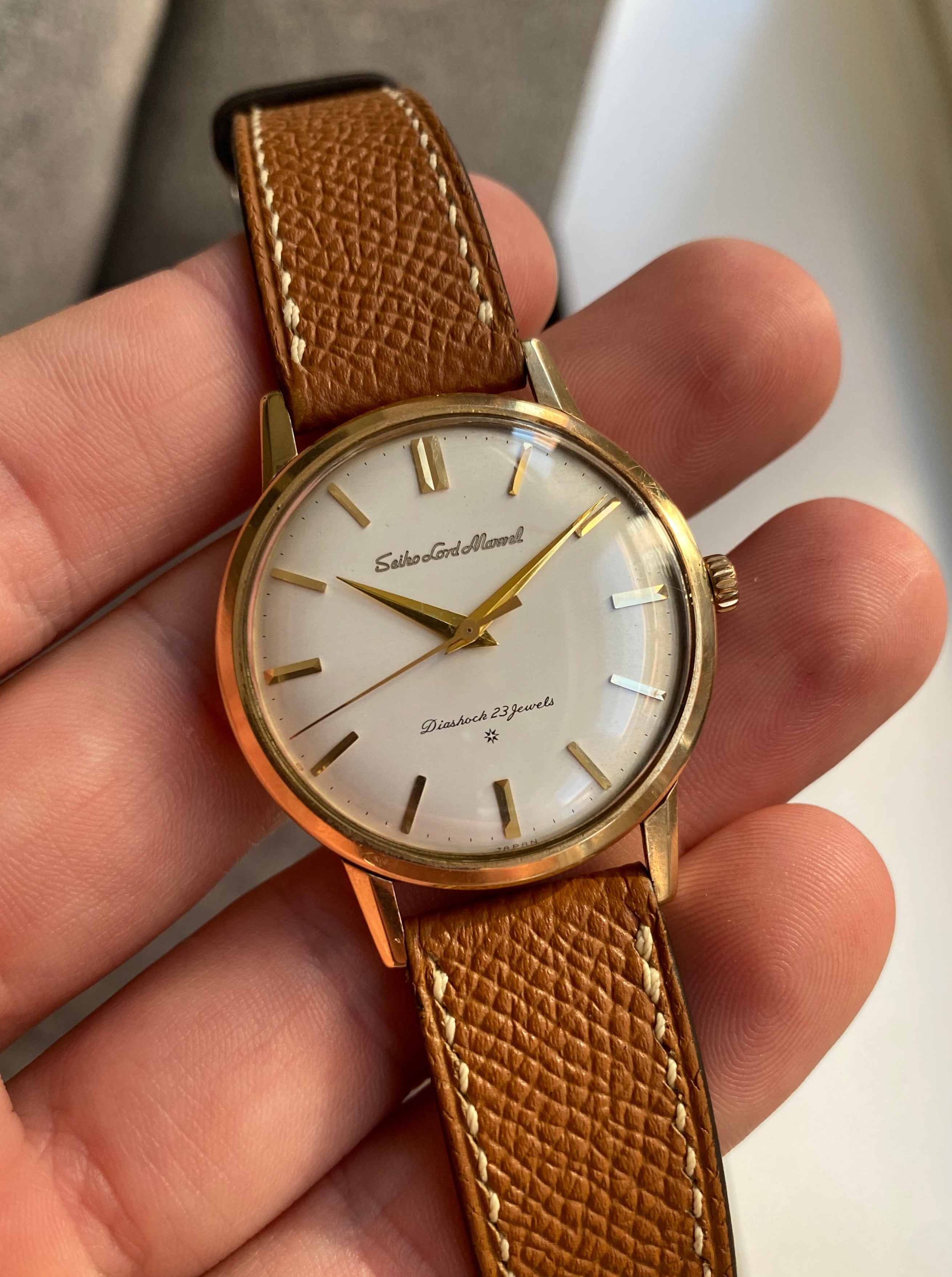 1960 Seiko Lord Marvel 14k First Gen
