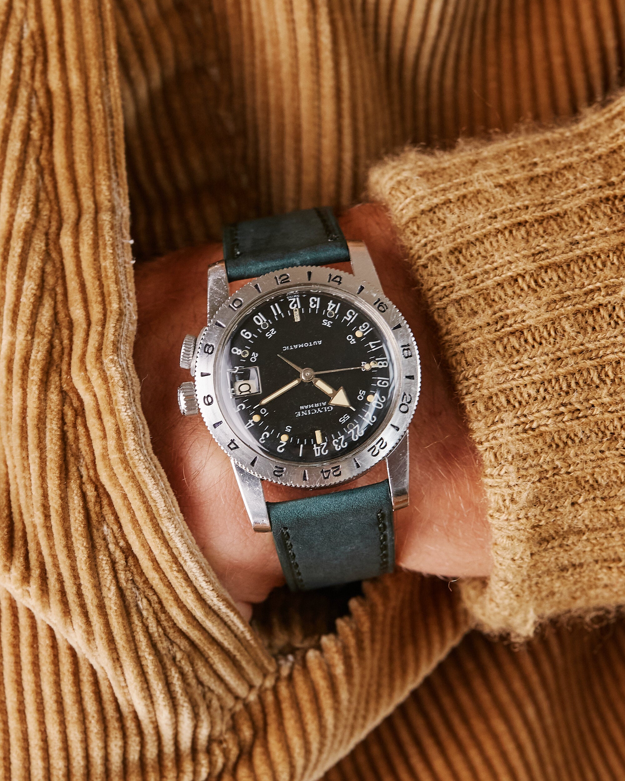 Forrest Green Smooth Calfskin